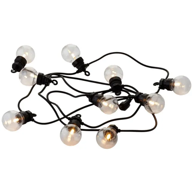 Sirius Lucas Clear Startset – Lichtsnoer Buiten 10 lampjes – Tuinverlichting Transparante Lampjes