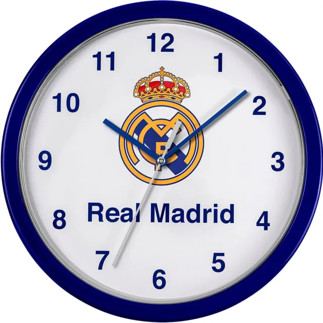 Real Madrid C.F. Muurklok Real Madrid 'official item' Wit