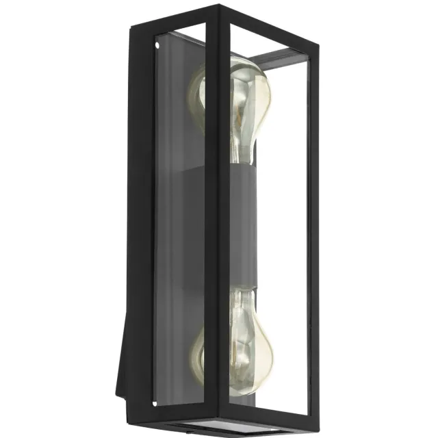 EGLO wandlamp buiten Alamonte - zwart