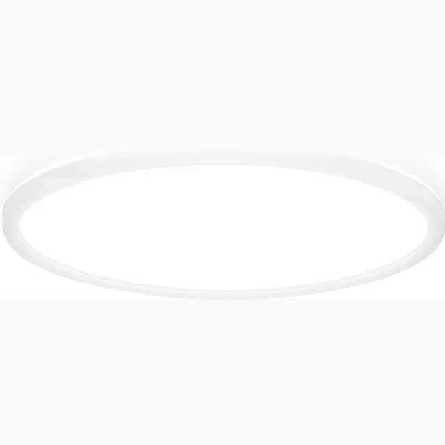 B.K.Licht LED Plafonniére - met indirect licht - led paneel - 42 x 3 cm - 4.000K - 22W wit