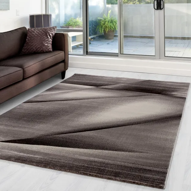 Ayyildiz Miami Vloerkleed – Bruin – Laagpolig met Golvend Design – 160x230 cm
