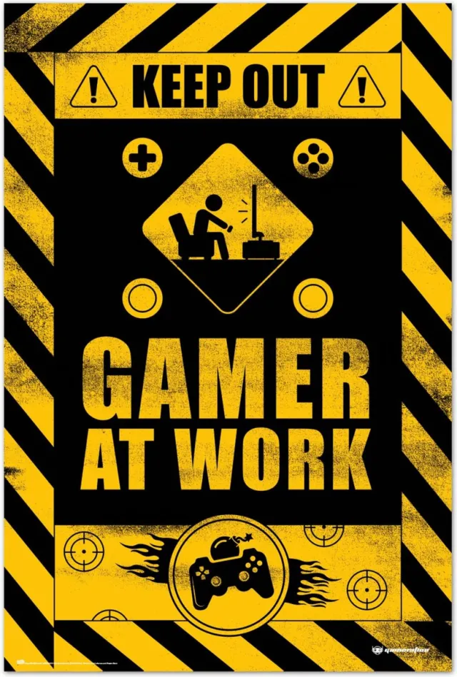gameration Poster: Gamer at Work Divers