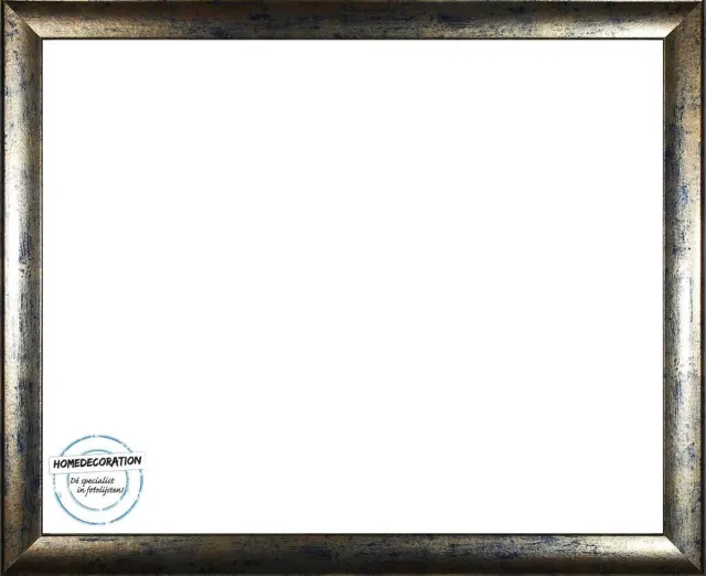 Homedecoration Colorado - Fotolijst - Fotomaat - 26 x 94 cm - Blauw goud gevlekt