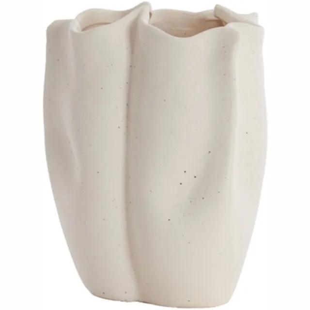 Light & Living Vaas Sanguli Keramiek, 37cm - Crème