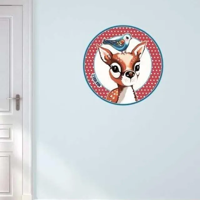 VAN IKKE Muursticker Hertje VAN IKKE 2 multi