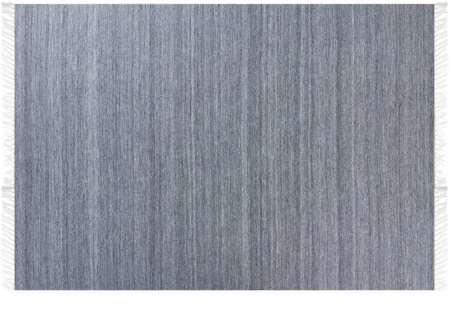 Beliani MALHIA - Vloerkleed - Grijs - 160 x 230 cm - Synthetisch materiaal