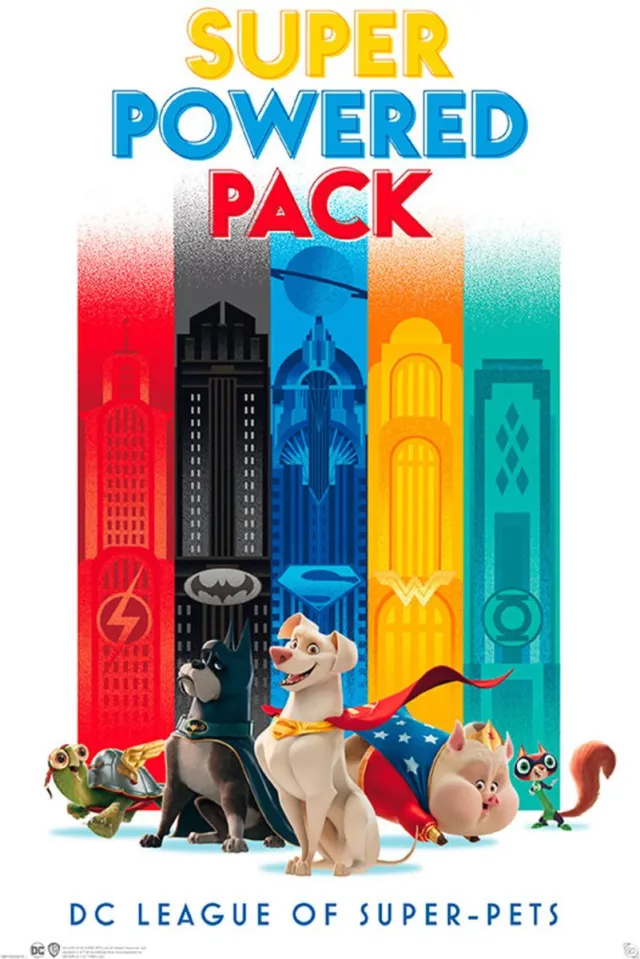 ABYSTYLE Poster DC Comics - League of Superpets Super Power 61x91,5cm Divers