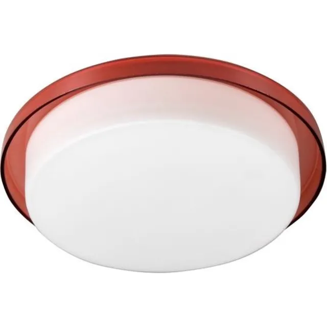 Linea Verdace Plafondlamp Tray D300 2Xg90/40W Rood +Opaal