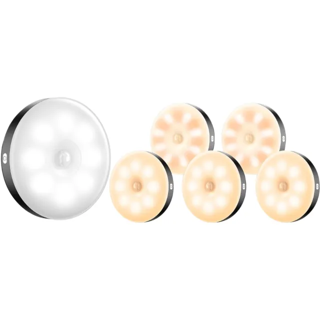 ZRNS® Kastverlichting met Beweginssensor - Onderbouwlamp Keuken - Oplaadbaar - Dimbaar - 3 Kleurtemperaturen Zwart