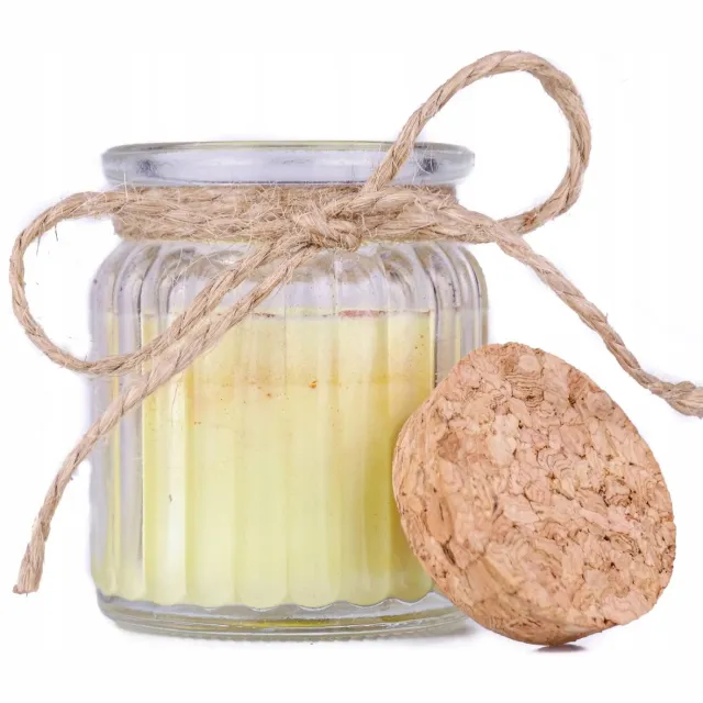 Aromaholik Geurkaars - Vanille - Sojawas - 20 uur brandtijd Zwart