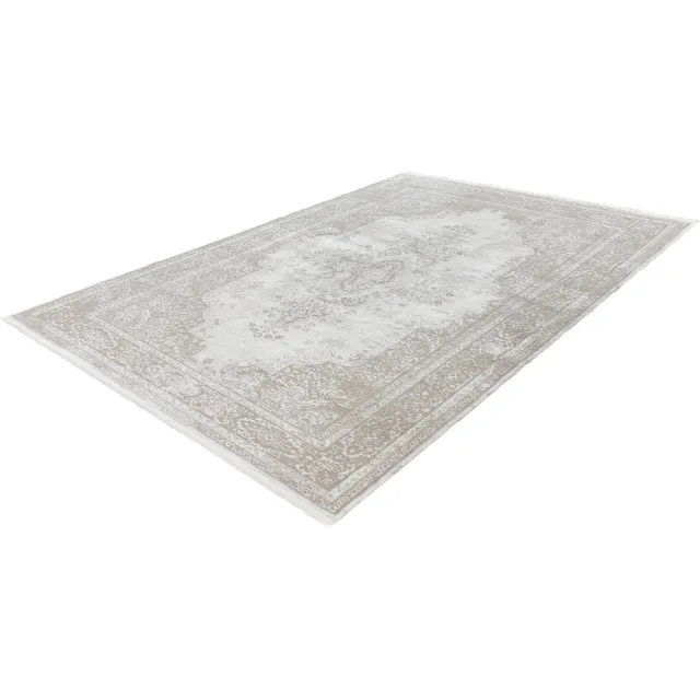 Lalee Pierre Cardin Elysee Lalee- Vintage - Super zacht - Shinny - acryl viscose - Vloerkleed – hotel sjiek - design tapijt fraai – modern designer Karpet - 160x230- Creme beige cream