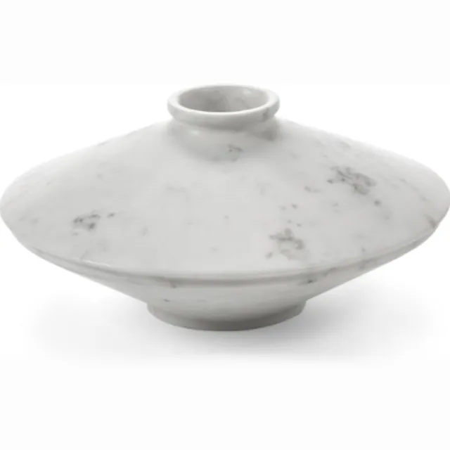 Serax Vaas - marmer - wit - D32 x H15 cm - Opening 5,5 cm