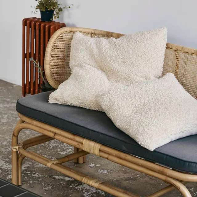 Nordal Lyra kussen incl vulling - off white Wit