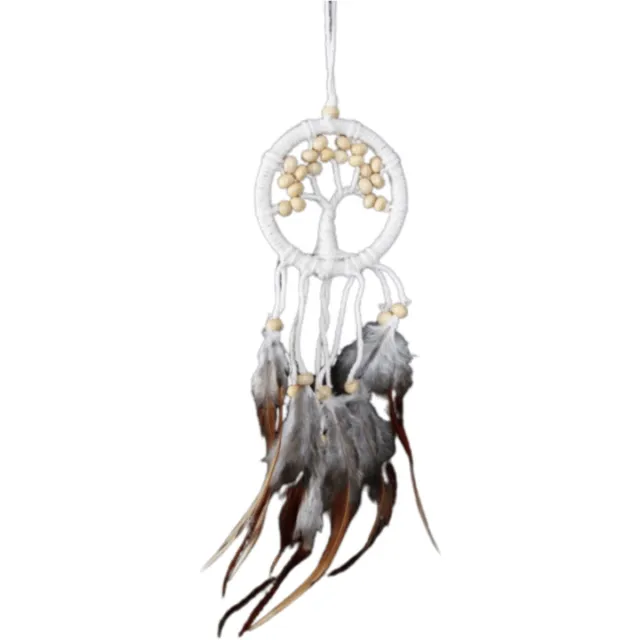 Ruben Robijn Dromenvanger - Tree of life beige kralen 7cm - Dreamcatcher n.n.b