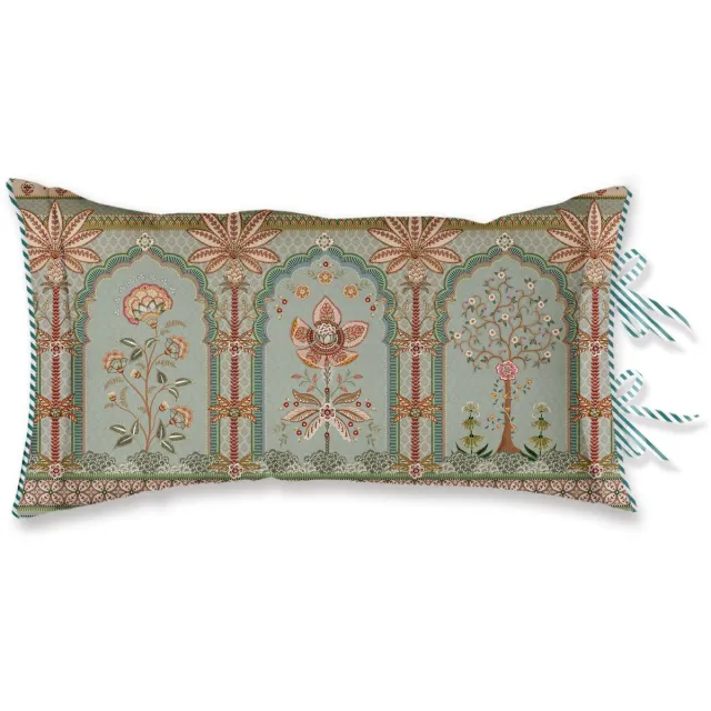 Pip Studio Bollywood Dreams Cushion Sierkussen - 35 x 60 cm cm - Groen