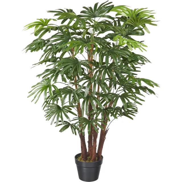 HTT Decorations Kunstplant Fortunei palm H110cm - HTT Decorations kunstplanten Groen