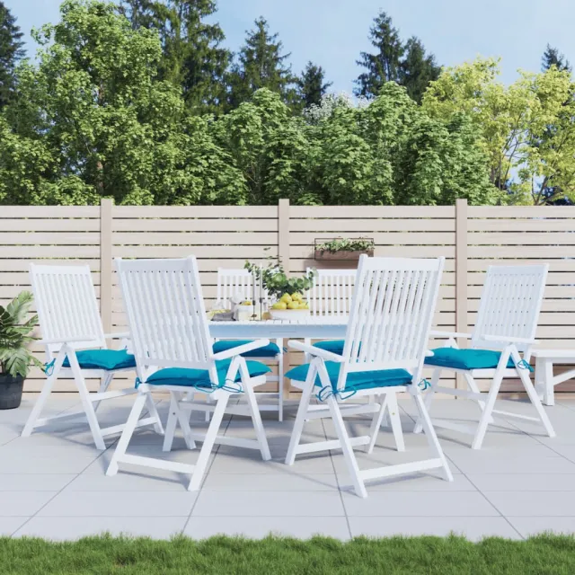 vidaXL Palletkussens 6 st 50x50x7 cm oxford stof lichtblauw
