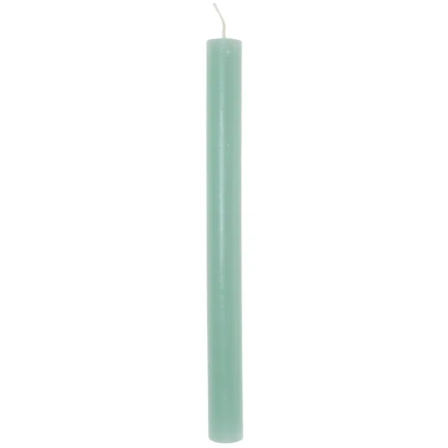 Viana Massief groene taps toelopende kaarsen, 22×240 mm, 12 stuks, 12 Stück groente