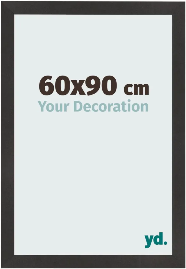 yd. Your Decoration - Fotolijst 60x90 cm - MDF - Zwart Mat - Bologna