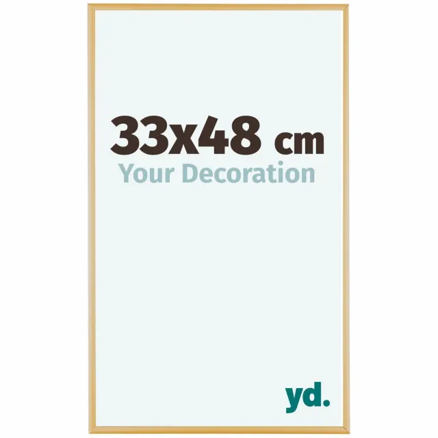 yd. Your Decoration - Fotolijst 33x48 cm - Aluminium - Goud Vintage - Kent