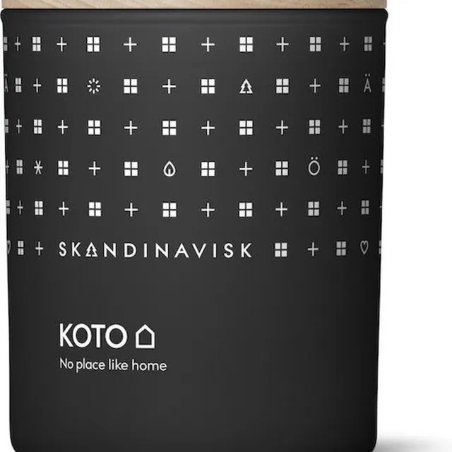 Skandinavisk CANDLE 200GR - 50U KOTO / HOME ZWART