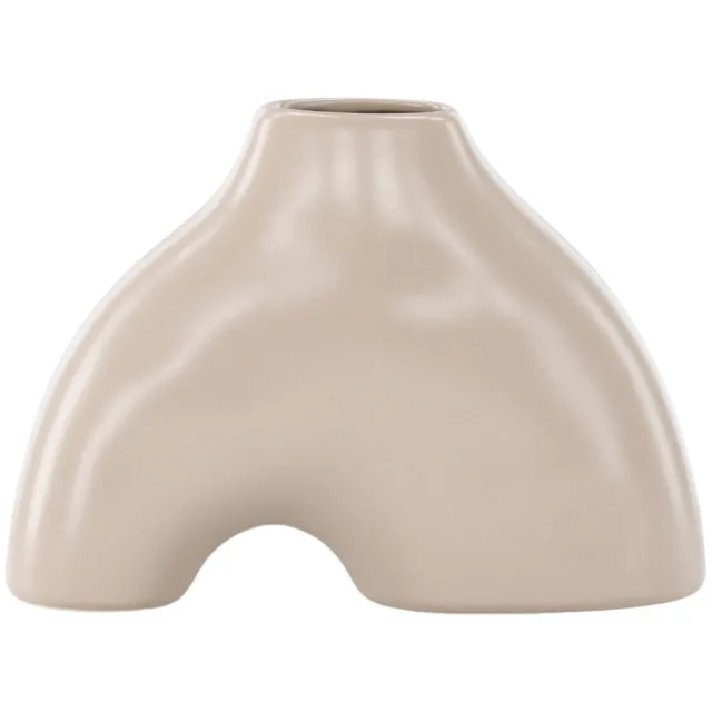 Nest of Nora Keramische vaas 15 cm - Beige