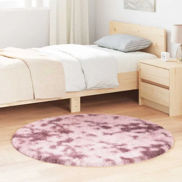 vidaXL Hoogpolig vloerkleed NAVARRA polyester stoffig roze, foto 4