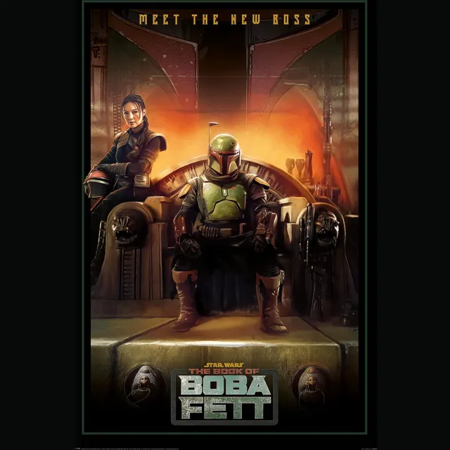 Pyramid Star Wars The Book Of Boba Fett - Maxi Poster Multi color