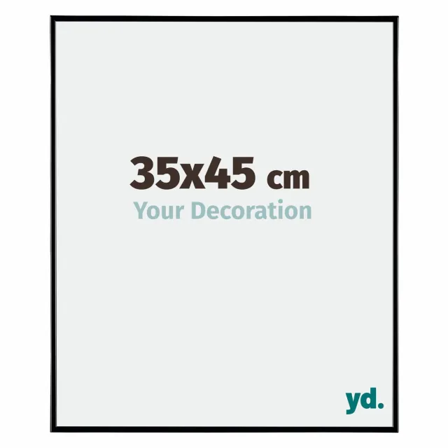yd. Your Decoration - Fotolijst 35x45 cm - Kunststof - Zwart Hoogglans - Evry