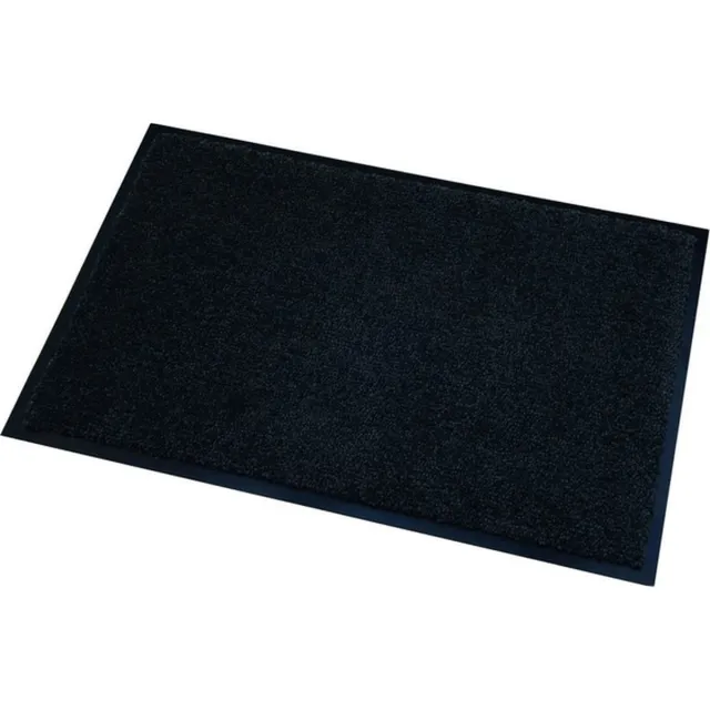 Wicotex Deurmat/droogloopmat Memphis - zwart - 60 x 80 cm - anti-slip - voor binnen en buiten