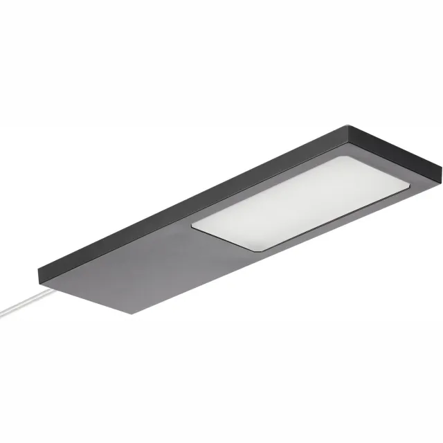 Sotech set van 1 LED-meubellamp GIULIA II zonder sensor zwart, 4000K neutraal wit incl. transformator & verdeler Onderkastverlichting