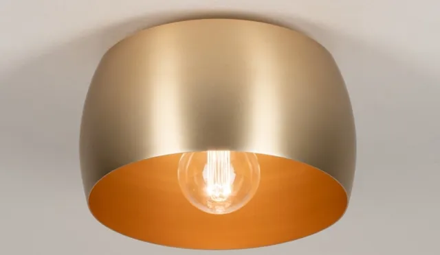 Lumidora Plafondlamp 74203 - Plafonniere - ZWEEDS - E27 - Goud - Messing (kleur) - Metaal - ⌀ 32 cm