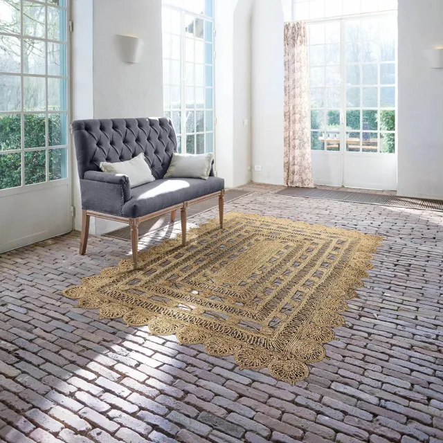 Loberon Vloerkleed Livadia beige