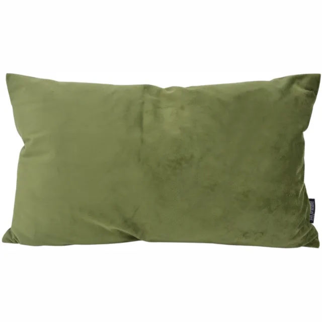 Gek op Kussens! Sierkussen Velvet Olijfgroen Long | 30 x 50 cm | Velvet/Polyester
