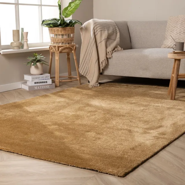 NATURL. Wasbaar vloerkleed - Clean Goud - 120x170 cm