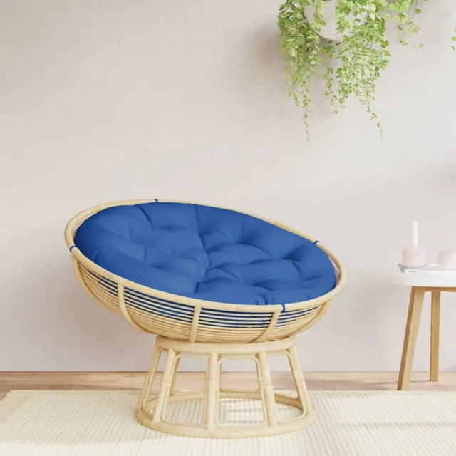 vidaXL Zitkussen rond Ø 100x11 cm oxford stof koningsblauw
