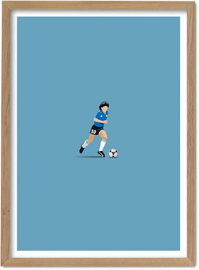 FC Kluif 'Diego Maradona' poster - 70 x 50 cm MULTI