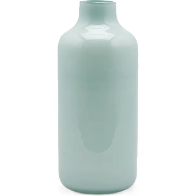 EDG Vaas- Glas - blauw - D15 x H34 cm - Opening 2 cm