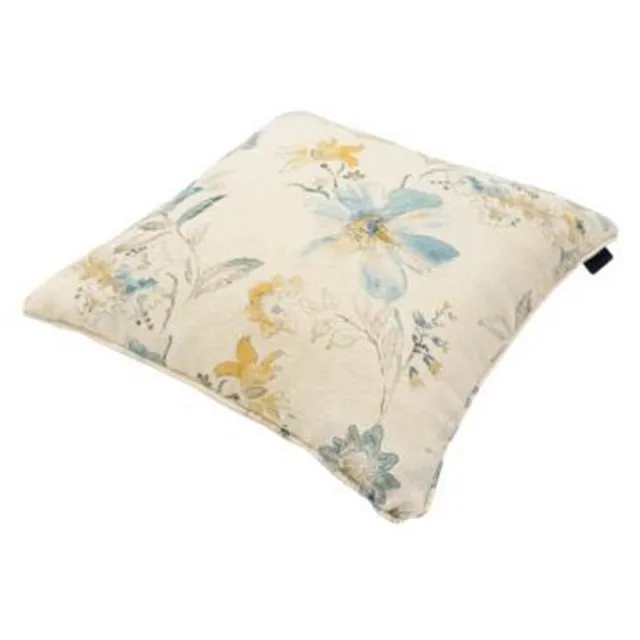 Madison Sierkussen 50x50 Sophie blue water repellent coating Ecru