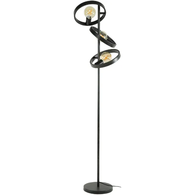 Nest of Nora Vloerlamp Envi - 3-lichts staande lamp - Charcoal Donkergrijs