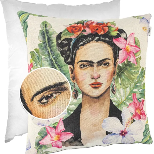ANRO Frida Kahlo Tropical Sierkussen 40x40 cm - Gobelin Multicolor