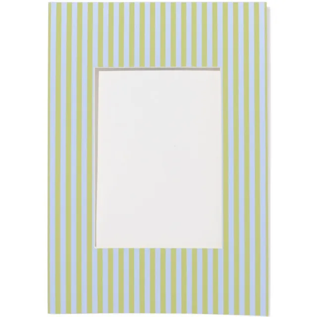 HEMA Passe-partout A4 21x29.7cm papier strepen (blauw)
