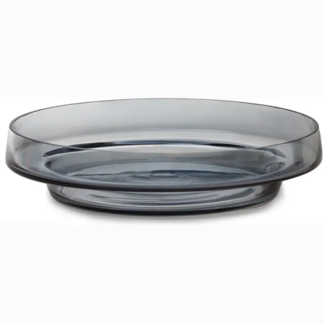 Element Accessories XL iconische luxe glazen vaas in bolvorm - SOLDEN - Belgische design merk - lichtblauw-zilver, serie: ENVIE 36SI donkerblauw, ink blue