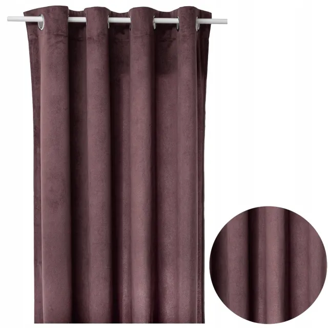 Atmosphera Créateur d'intérieur® Lilou Velours Gordijn Lichtpaars 140x260 cm - Stijlvol & Decoratief