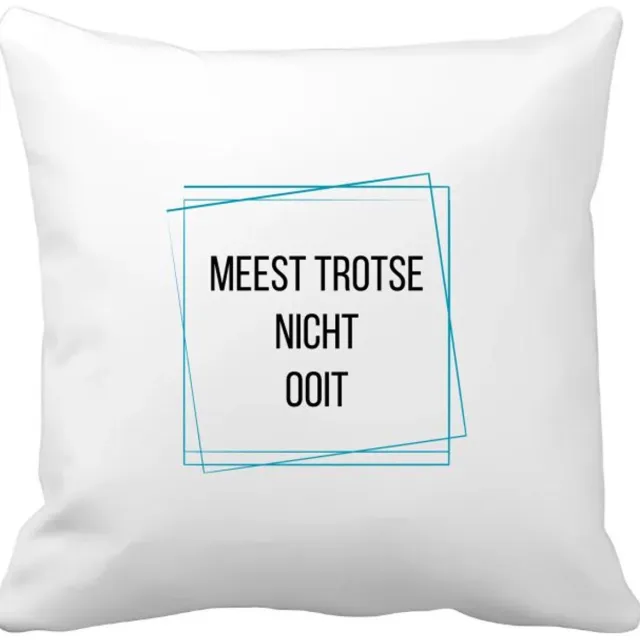 Akyol meest trotse nicht ooit Kussen hoes - Nicht - trotse nicht - verjaardagscadeau - verjaardag - cadeau - cadeautje voor nicht - nicht artikelen - kado - geschenk - gift - 40 bij 40 cm Multicolor