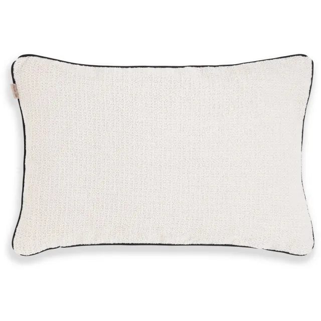 Knit Factory Snooze Sierkussen - Rechthoekig kussen - Kussen woonkamer - Bank kussen - Decoratie kussen - Beige - 60x40 cm - Rechthoekig kussen - Superzacht en pluizig - Kussenhoes inclusief kussenvulling