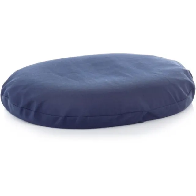 Moretti Rond Zitkussen met Uitsparing – Afneembare Hoes – Ø 44 cm – Blauw