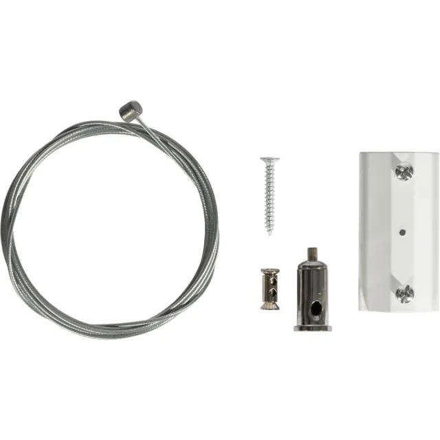 QAZQA Ophanging accessoire rail wit 1-fase - Iconic