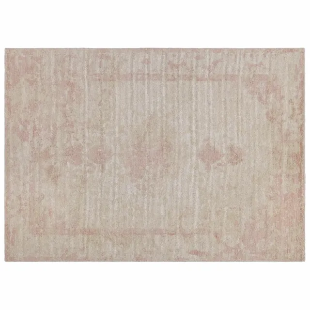 Loberon Vloerkleed Zilevax crème/roze