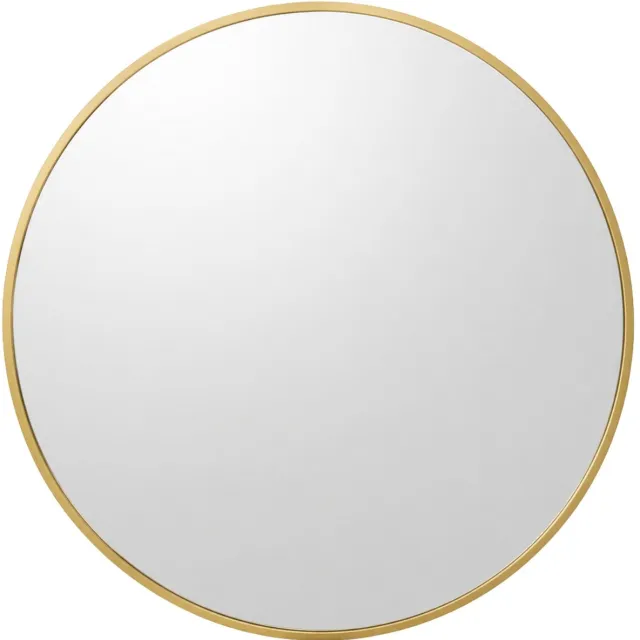 SCENA LIVING Ronde wandspiegel L Diameter OP, Diameter 60 cm goud